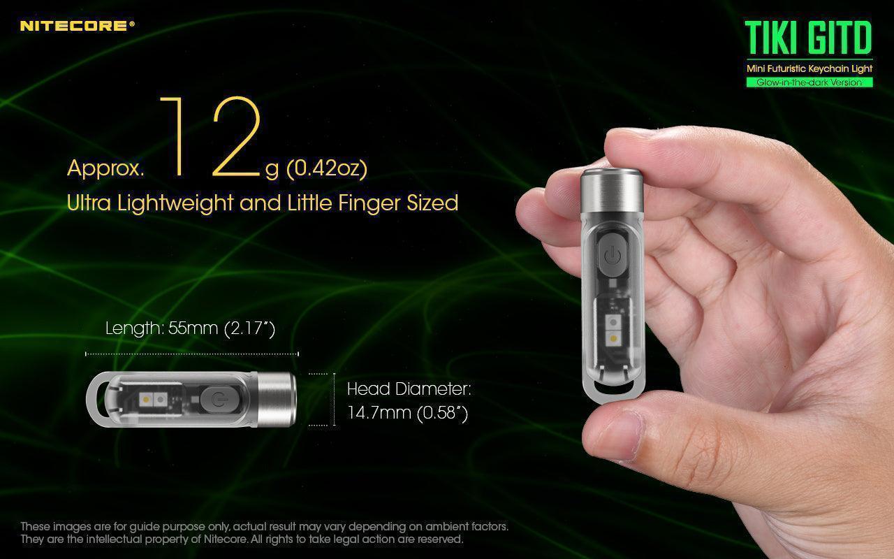 TIKI (GREEN Glow In The Dark) - 300 lumens - Image 5