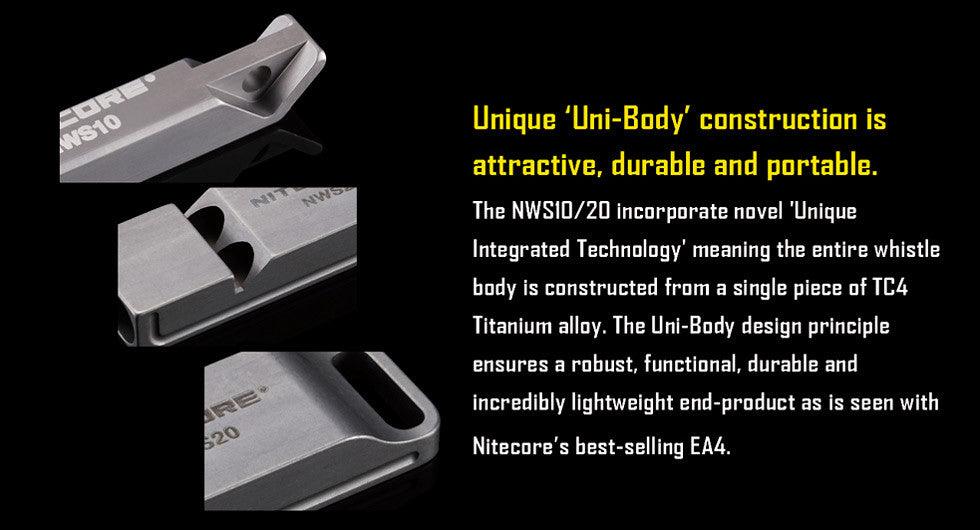 Titanium Whistle NWS10 - 120db - Image 3