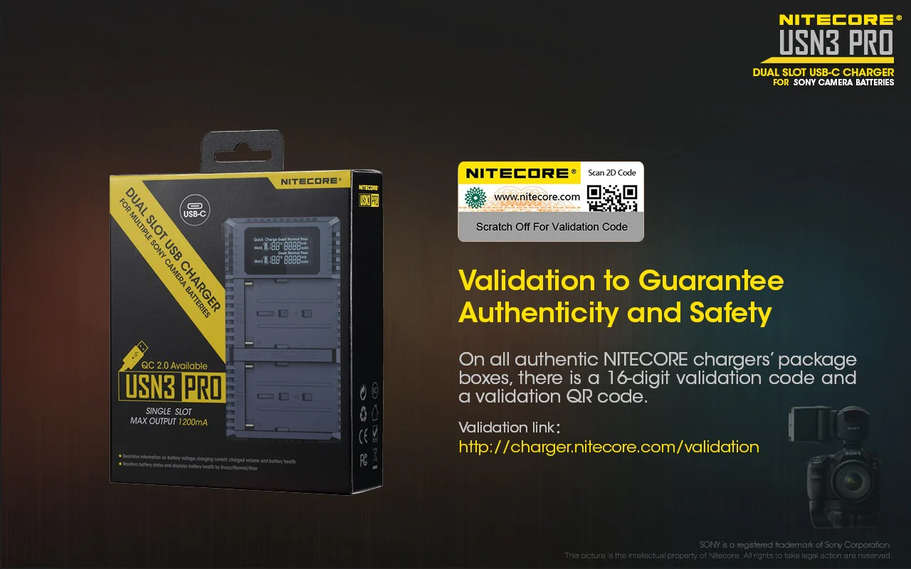 USN3 PRO (Sony NP-FM500H, NP-F730, NP-F750, NP-F770, NP-F970, NP-F550) Dual-Slot Battery Charger - Image 22