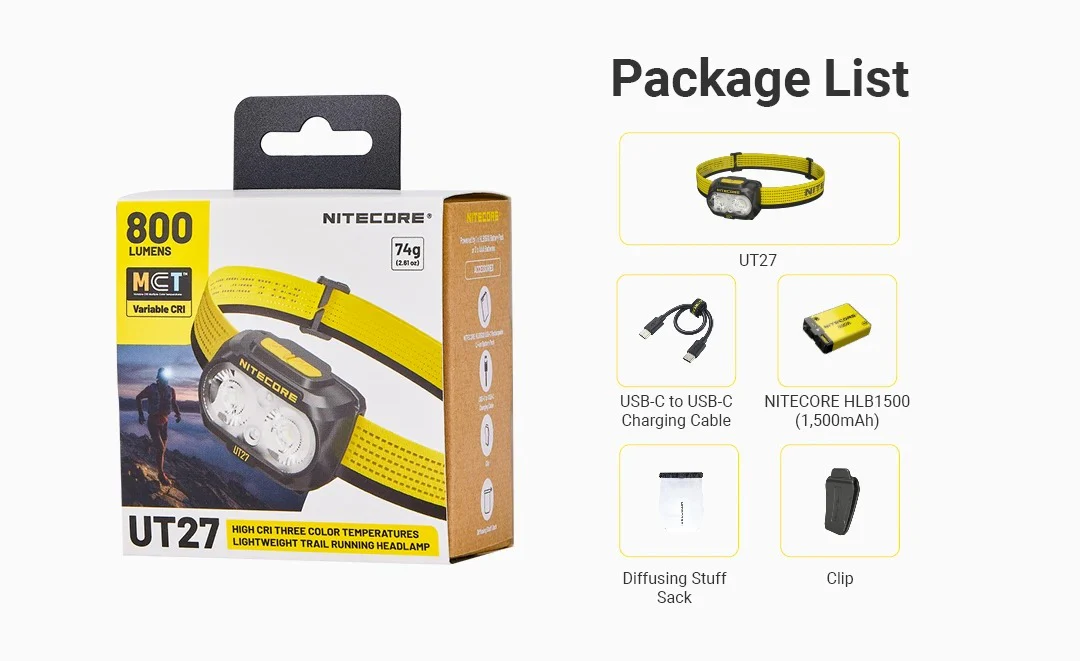 UT27 MCT (White) - 800 lumens - Image 21